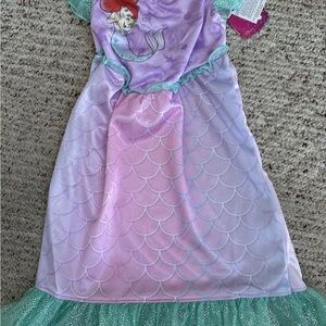 Disney Little Mermaid Pink and Purple Nightgown